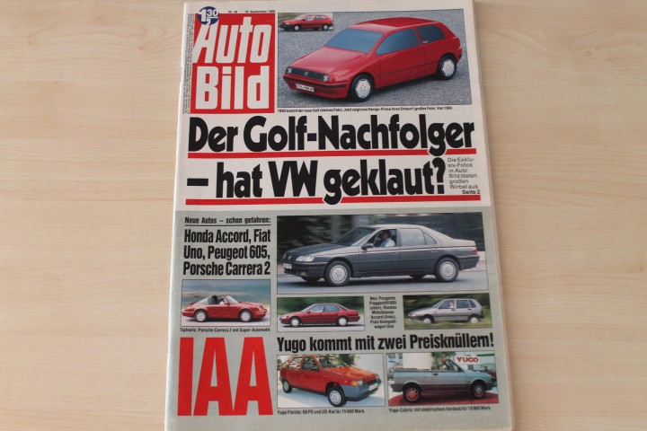 Deckblatt Auto Bild (38/1989)